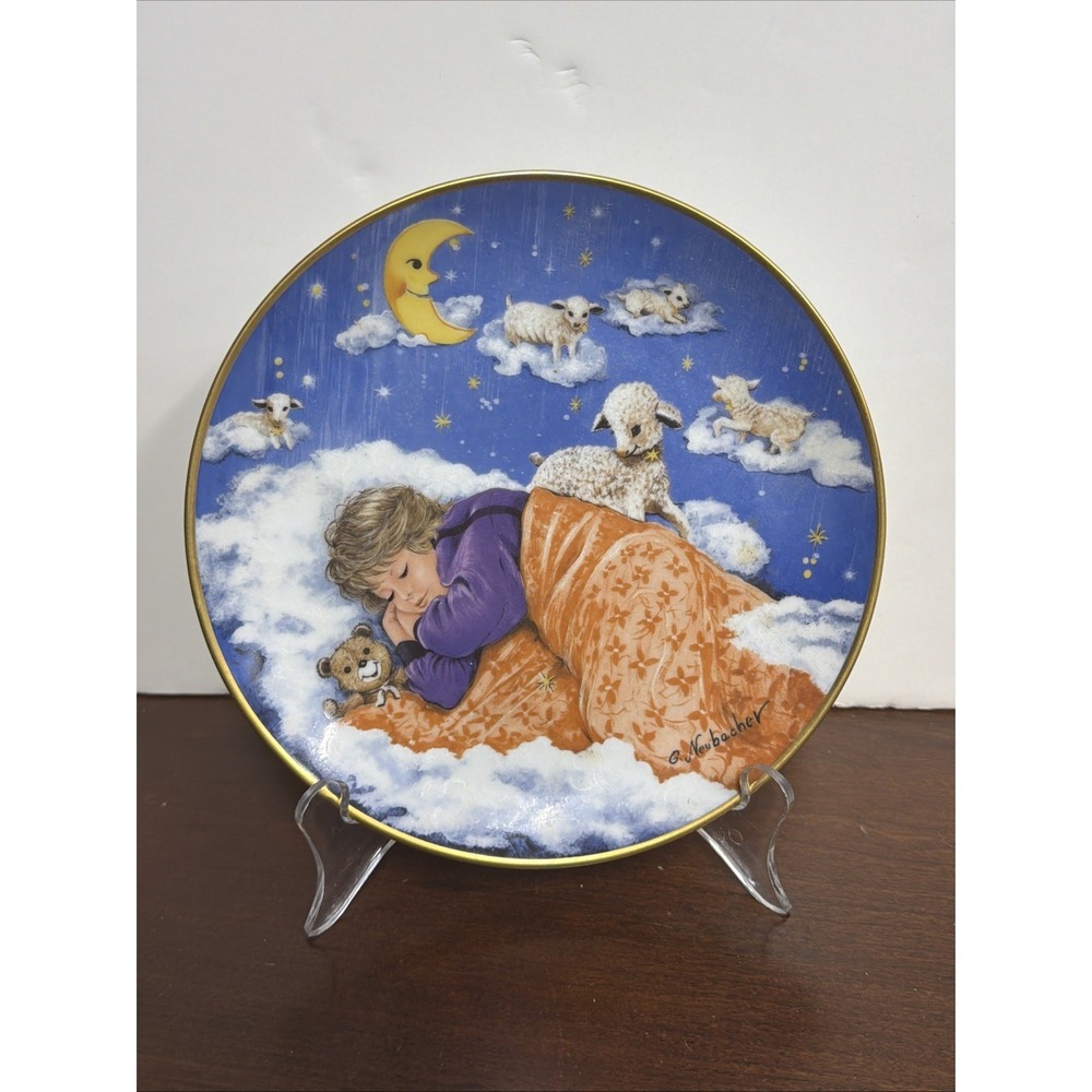 Kaiser W Germany Sleep Baby Sleep #22-K4-22.1 collector F-90 plate 1985